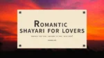 Romantic shayari for lovers